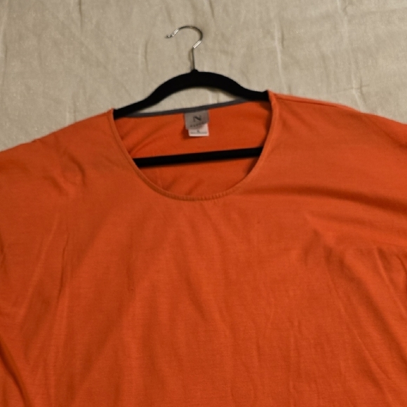 Natori Pink Orange 3/4 Sleeve Relaxed Tunic - Picture 6 of 11